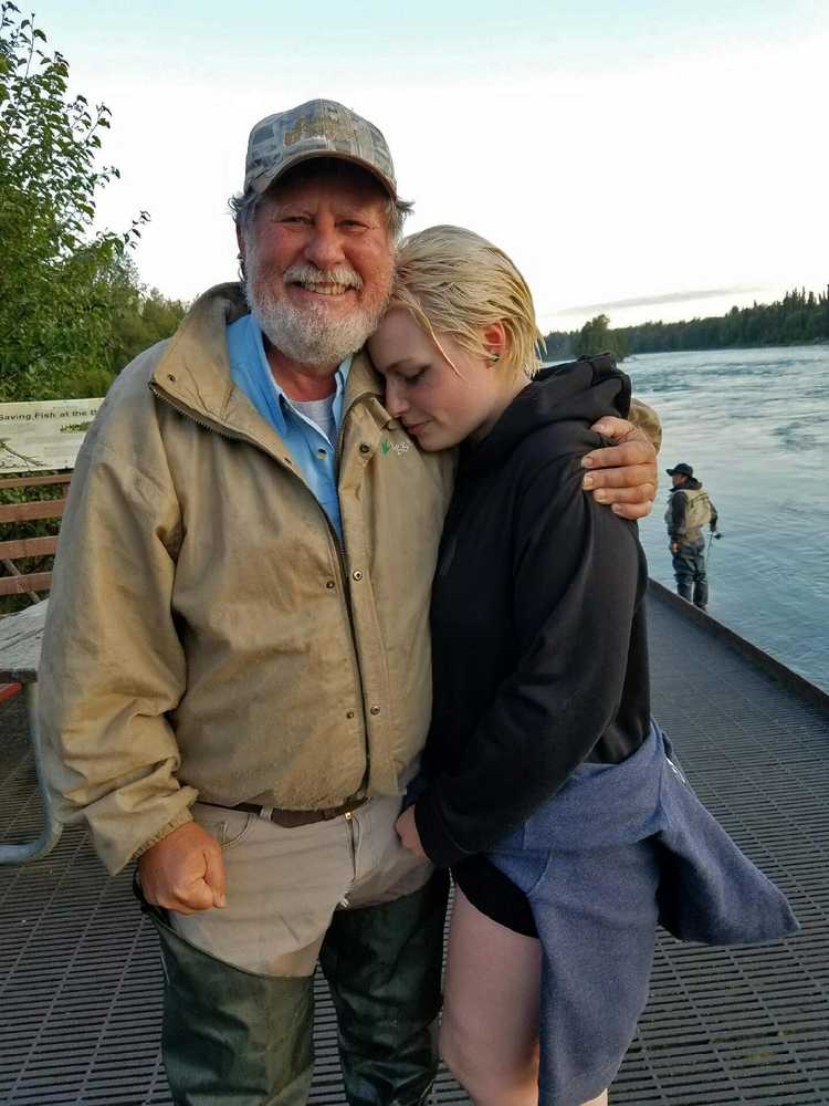 Photo courtesy Andy Foor Andy Foor of Everett, Pennsylvania, helped pull a woman out of the Kenai River on Saturday, July 16, 2016 in Soldotna, Alaska. "I said a prayer and I just heard a voice that said, 'Throw your line out,'" Foor said.