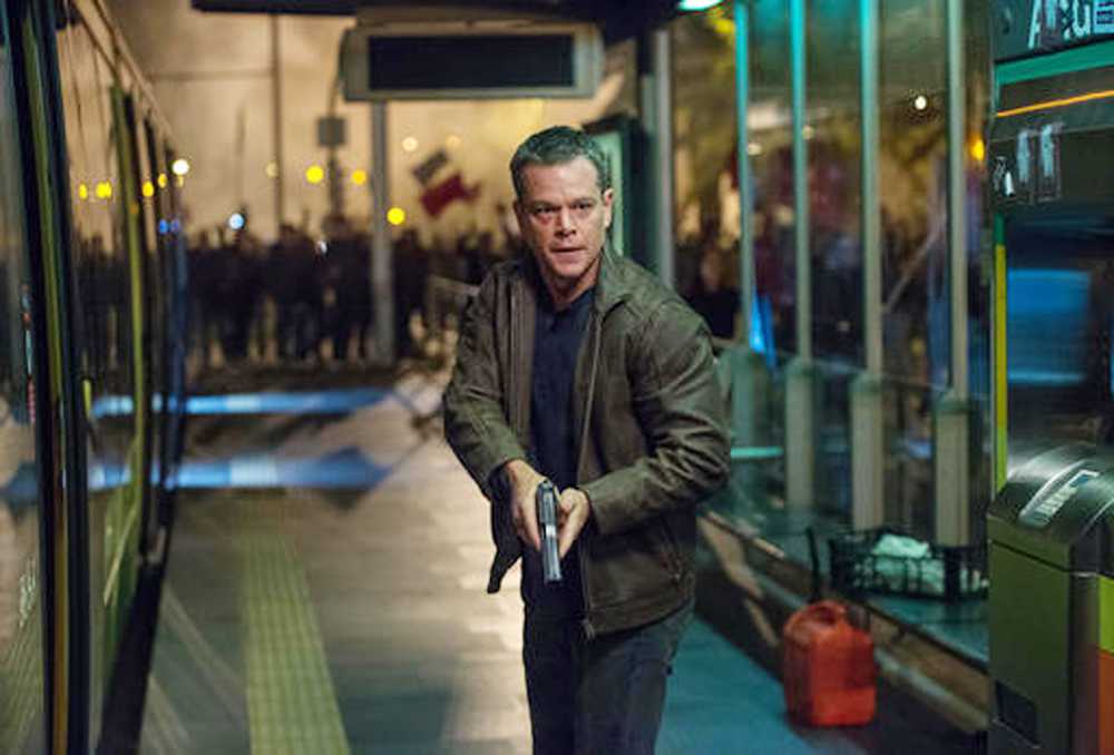 In this image released by Universal Pictures, Matt Damon appears in a scene from "Jason Bourne." The movie opens July 29, 2016 in U.S. theaters. (Jasin Boland/Universal Pictures via AP)