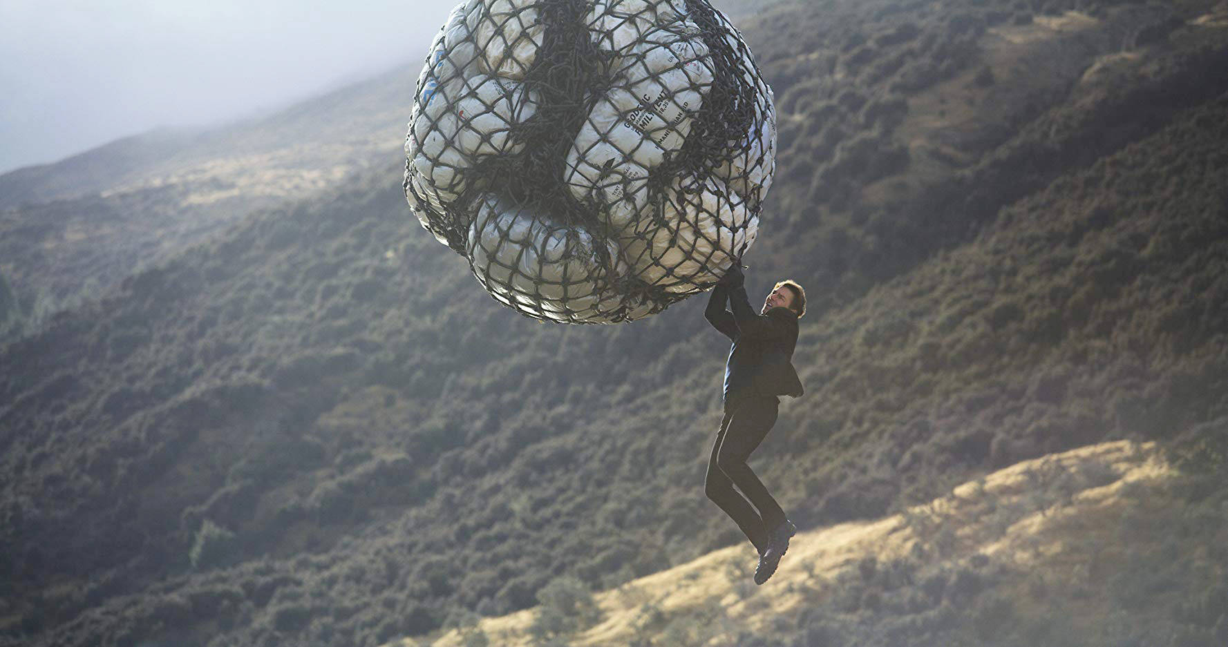 This photo released by Paramount Pictures shows Tom Cruise in “Mission: Impossible – Fallout.” (Photo courtesy Paramount Pictures)