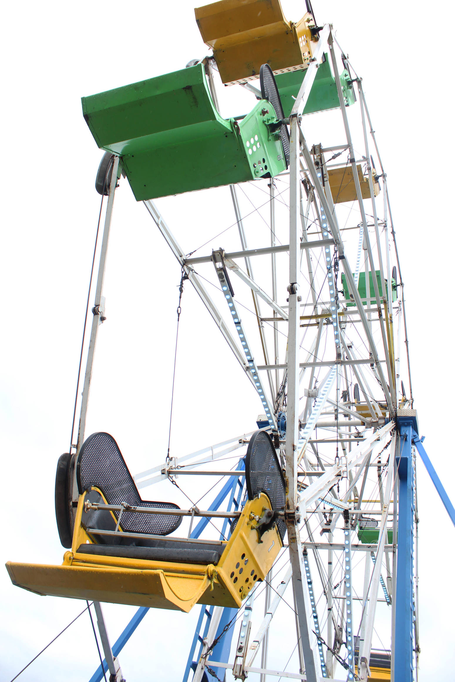 A ferris wheel awaits passengers on the fairgrounds Friday, Aug. 18, 2017 at the Kenai Peninsula Fair in Ninilchik, Alaska. (Photo by Megan Pacer/Homer News, file)