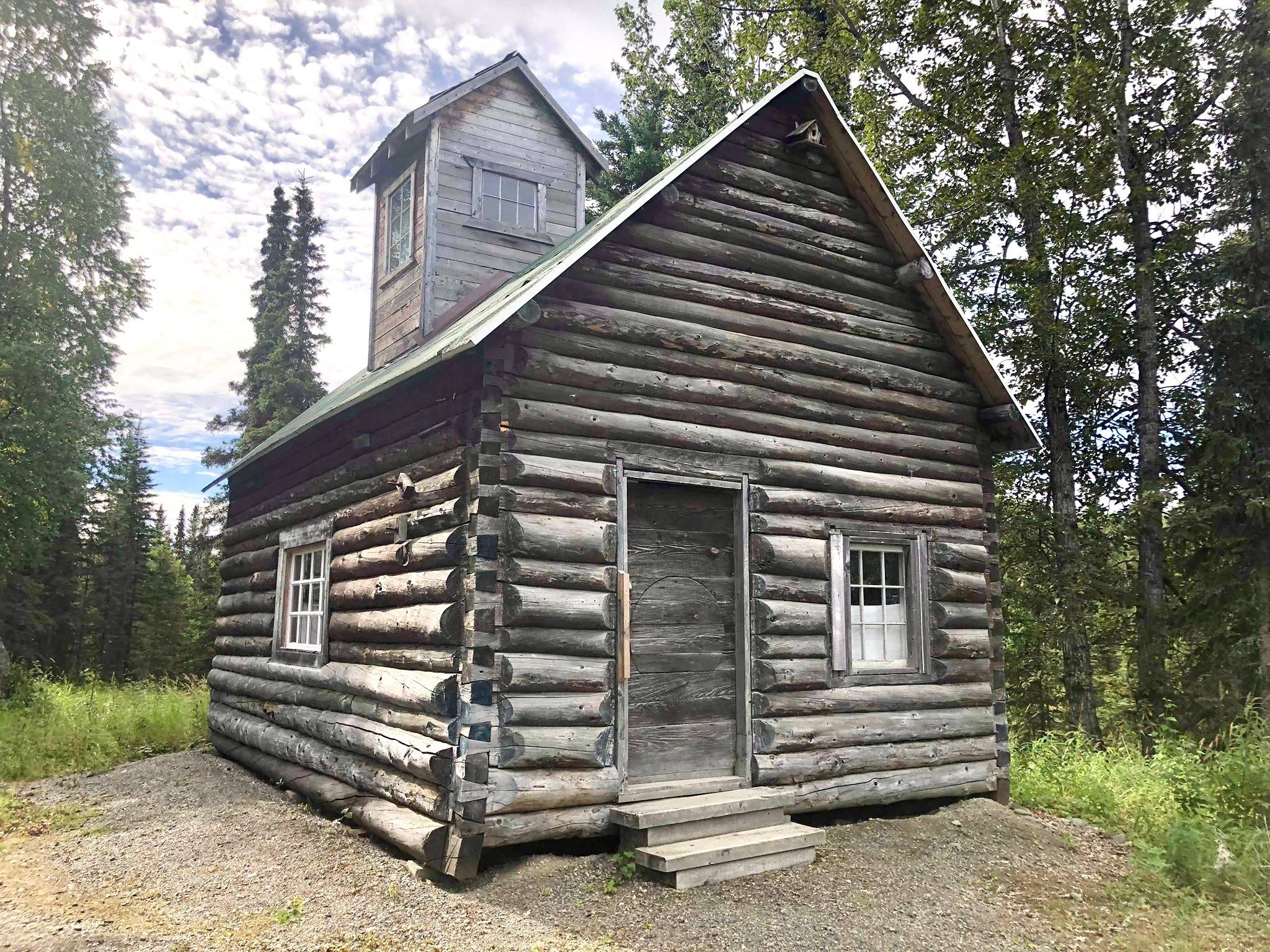 A building used for fox farming, a unique industry in Kasilof between 1920 and 1940, on Wednesday, Aug. 29, 2018, in Kasilof, Alaska. (Photo by Victoria Petersen/Peninsula Clarion)