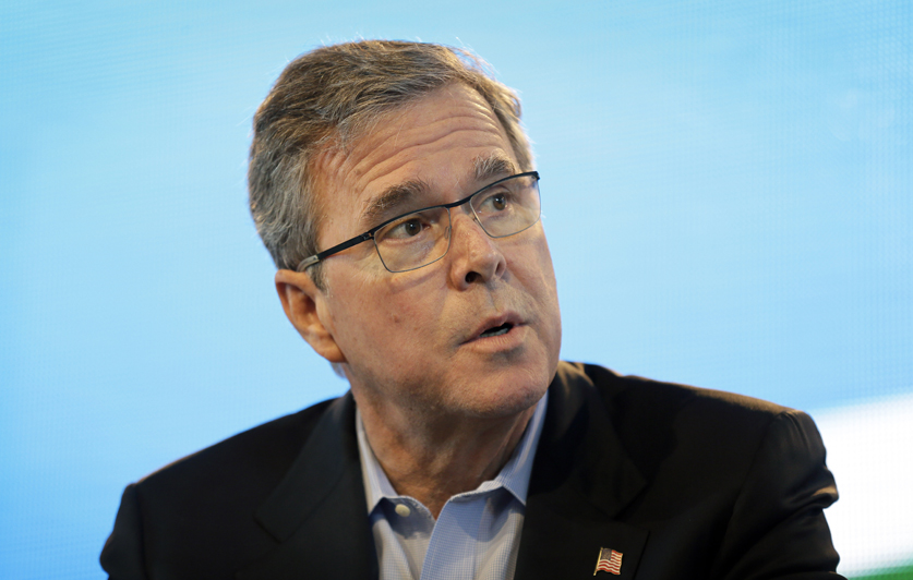 Former Florida Gov. Jeb Bush speaks during the Iowa Agriculture Summit, Saturday, March 7, 2015, in Des Moines, Iowa.