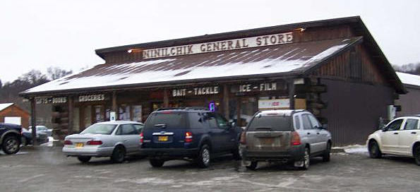 The Ninilchik General Store, now Ninilchik Trading, pictured before its expansion is finished. Owner Jim Clark is seeking an exemption on his liquor from the Kenai Peninsula Borough after a nearby church refused to issue a letter of non-refusal for the permit.