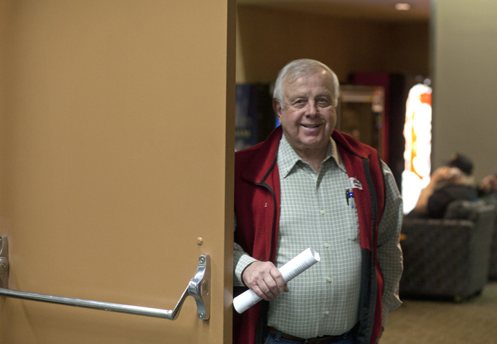 In this Feb. 10, 2014 file photo Roland Maw, former executive director of the United Cook Inlet Drift Association, walks into a conference room during an Alaska Board of Fisheries meeting. Maw was appointed by Gov. Bill Walker to the Board of Fisheries, however he withdrew his name from consideration on Feb. 20 after allegations surfaced over his residency status in Montana and Alaska. Montana officials have charged Roland Maw with seven counts of filing false statements to obtain resident licenses in the state.