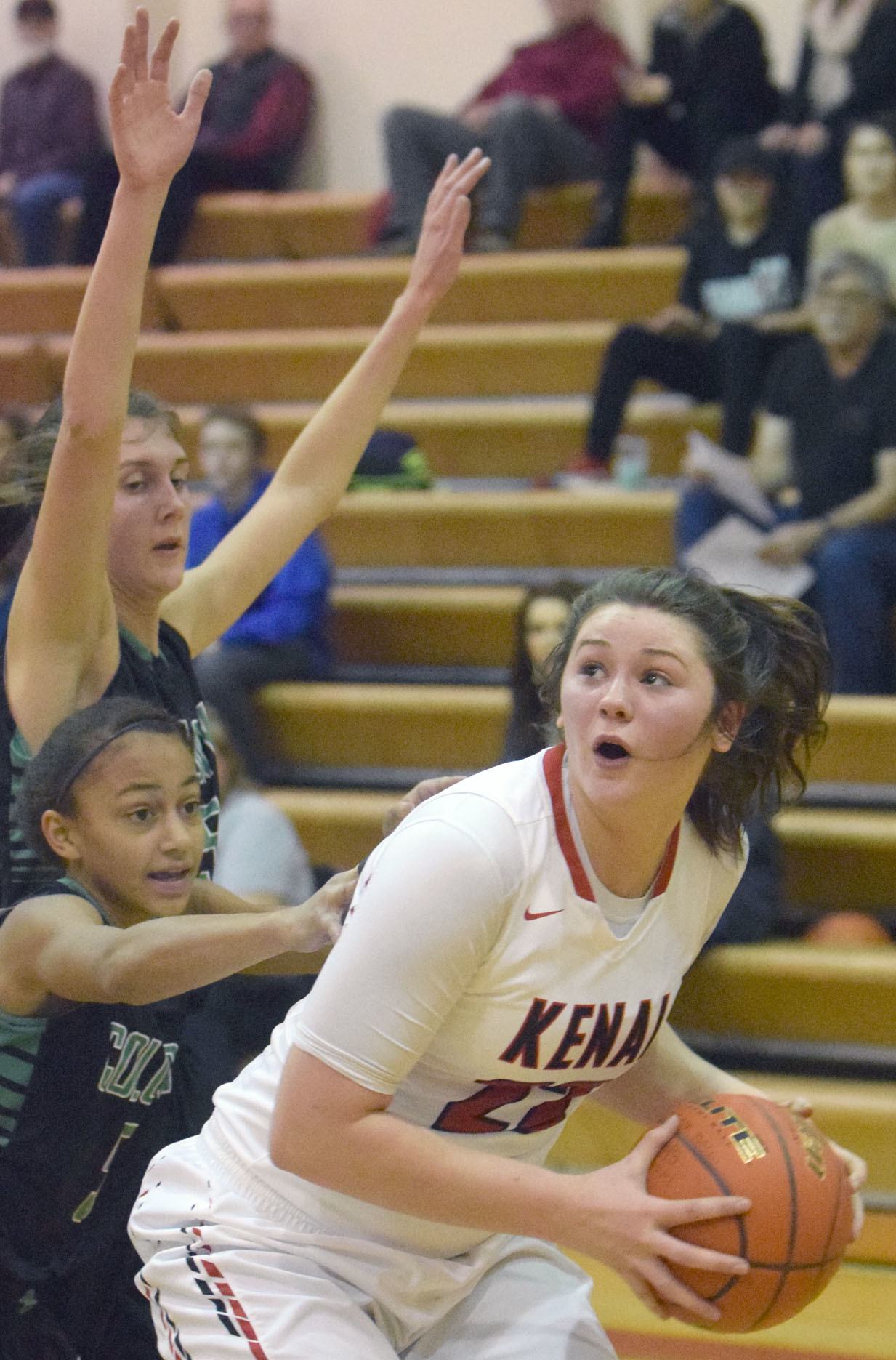 Colony sweeps Kenai in basketball