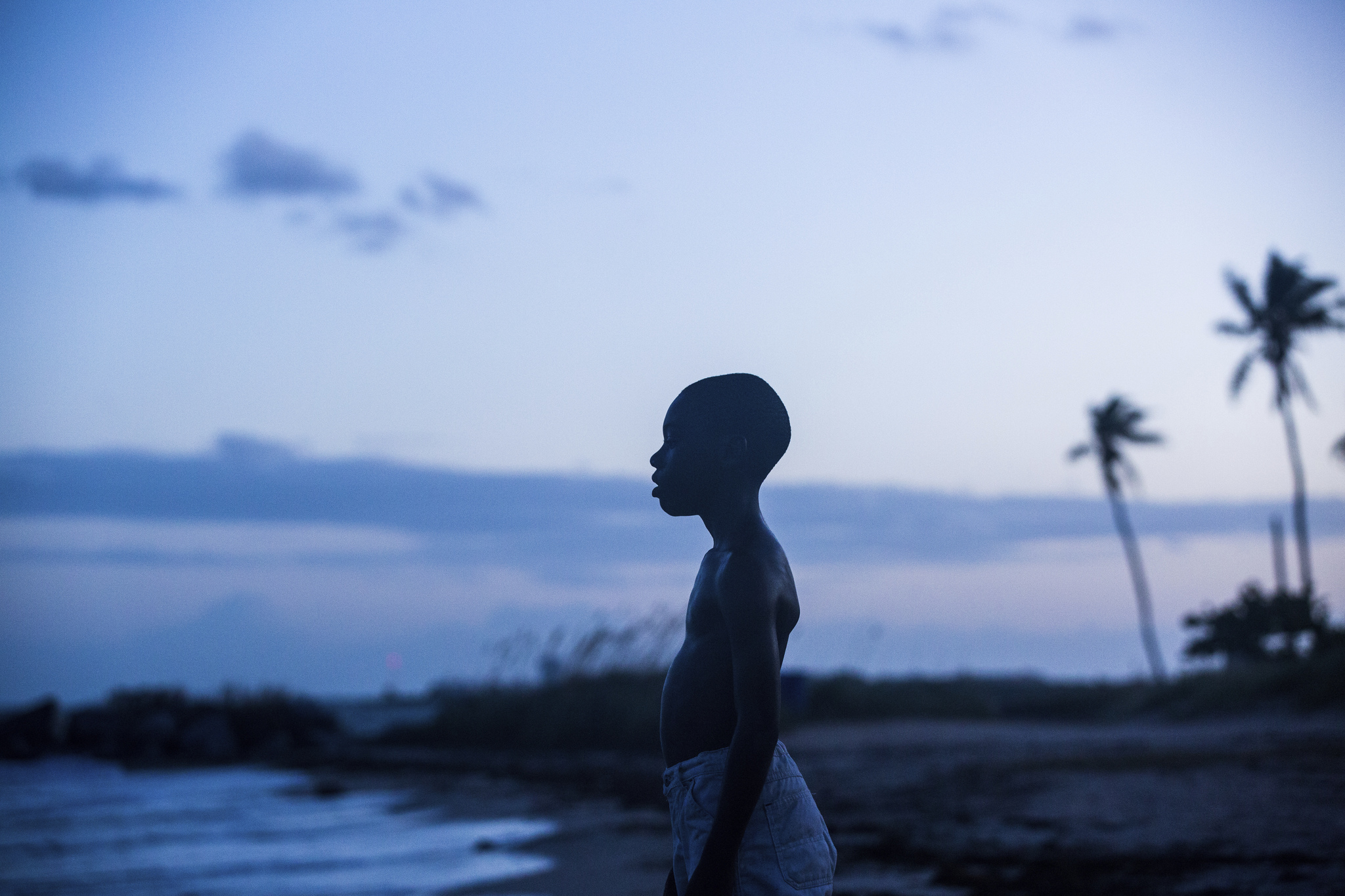 This image released by A24 Films shows Alex Hibbert in a scene from the film, “Moonlight.” Nominees for the 89th Academy Awards will be announced on Tuesday, Jan. 24, 2017. (David Bornfriend/A24 via AP)