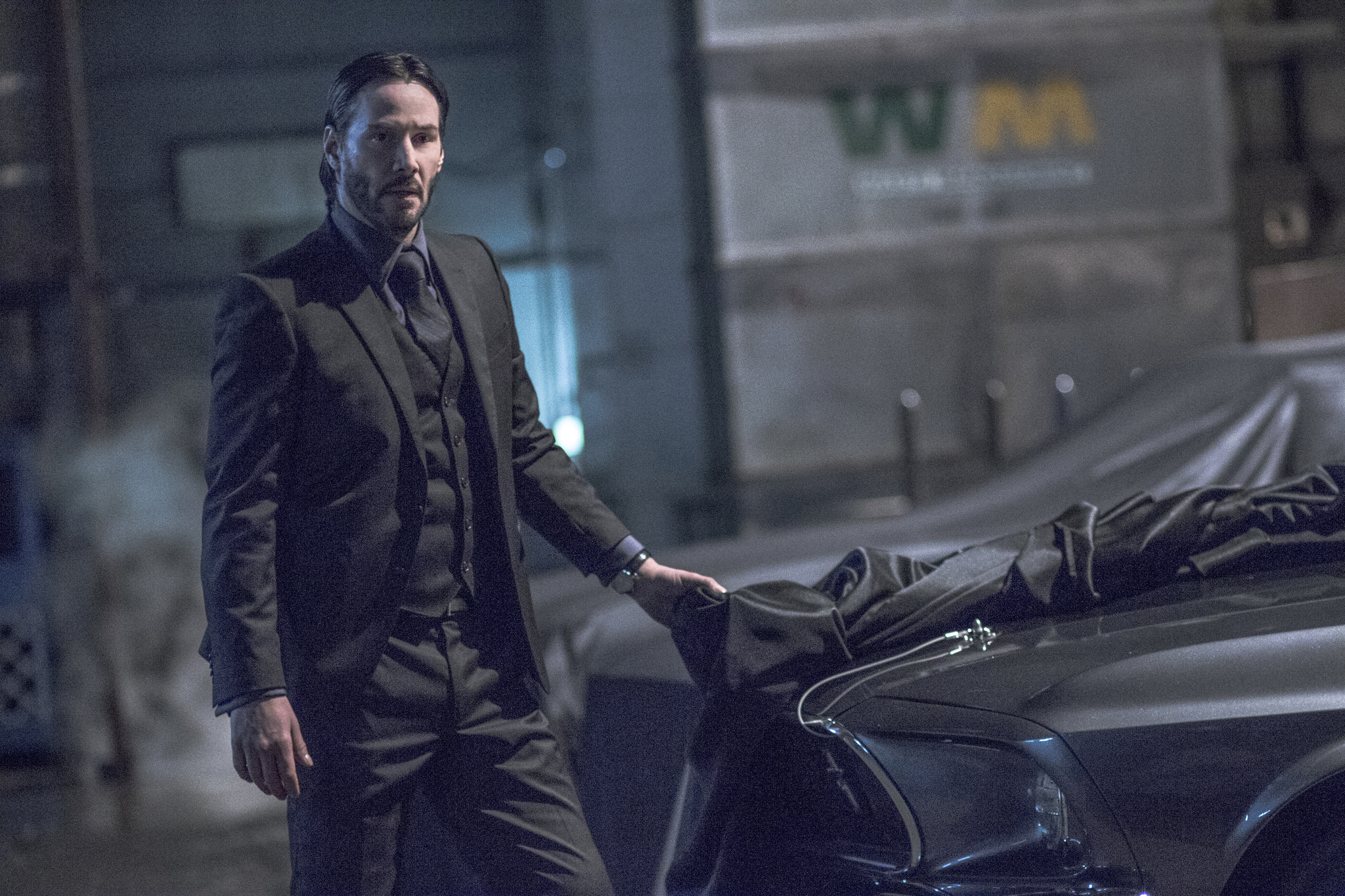 This image released by Lionsgate shows Keanu Reeves in a scene from, “John Wick: Chapter 2.” (Niko Tavernise/Lionsgate via AP)