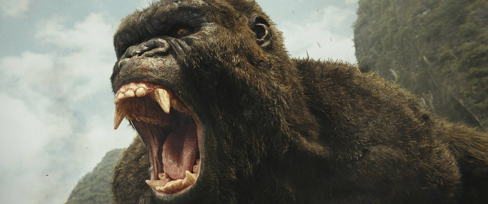 This image released by Warner Bros. Pictures shows a scene from, “Kong: Skull Island.” (Warner Bros. Pictures via AP)