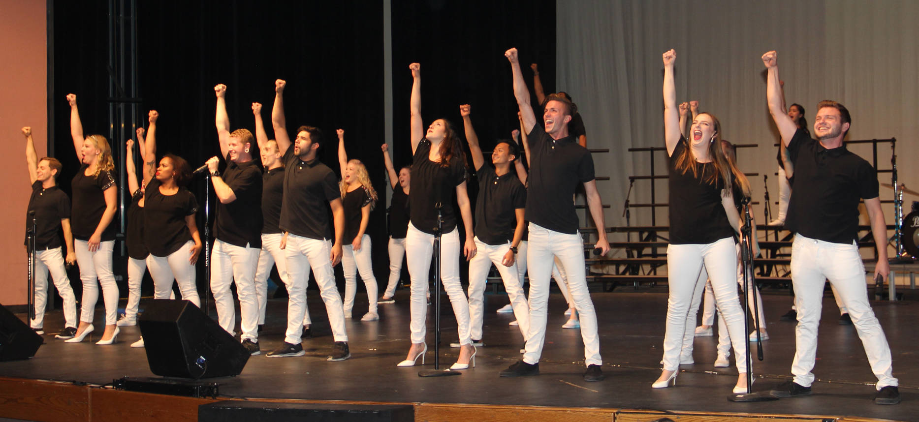 Young Americans Turn Up the Music at a full house at Renee C Henderson Auditorium.