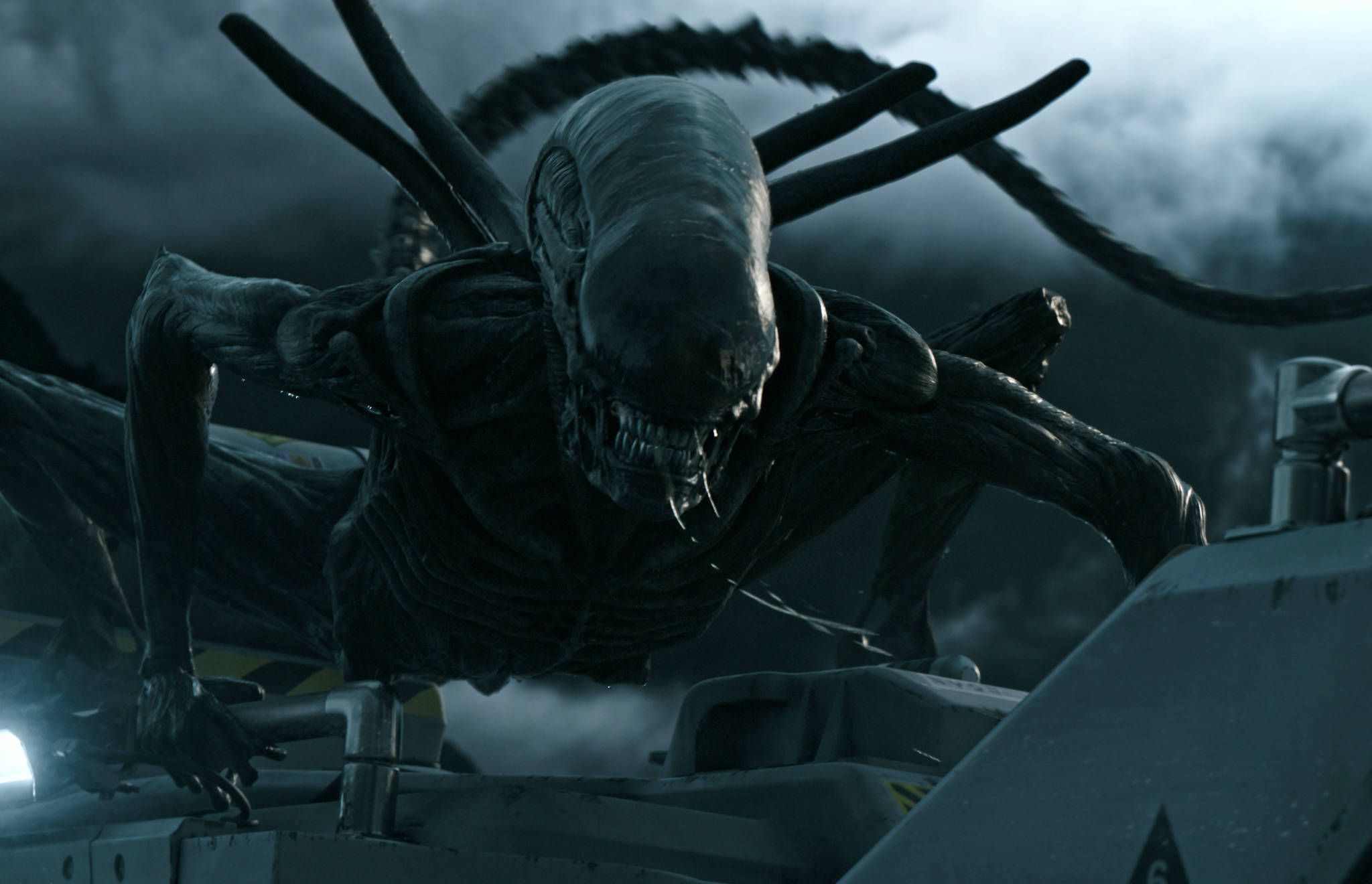 This image released by Twentieth Century Fox shows a scene from “Alien: Covenant.” (Twentieth Century Fox via AP)