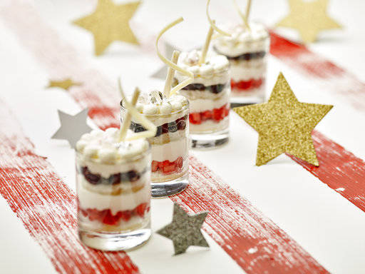 This May 30, 2017 photo provided by The Culinary Institute of America shows a Summer Berry Trifle in Hyde Park, N.Y. This dish is from a recipe by the CIA. (Phil Mansfield/The Culinary Institute of America via AP)