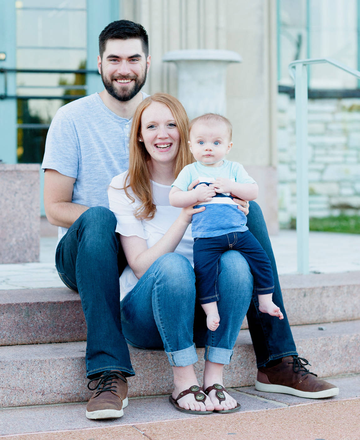 Pastor Dustin Atkinson, pictured with his wife, Ashley, and son, Louis Carl, will be installed as pastor at Star of the North Lutheran Church in Kenai on July 9. The public is invited to attend.