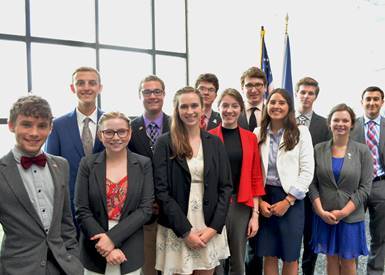 Recent high school graduates from throughout Alaska are working closely with U.S. Senator Lisa Murkowski through the summer internship program, which lasts until August 4 and exposes the interns to the day-to-day life in a senator’s office. (Photo courtesy of U.S. Senator Lisa Murkowski’s office)