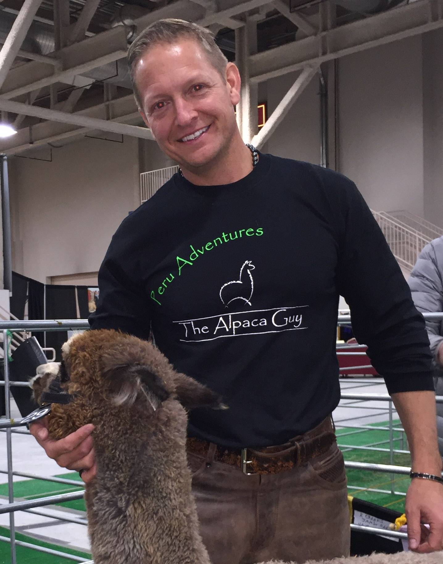 Wade Gease, also known as The Alpaca Guy, will be hosting a series of educational discussions about alpacas at Artswork Gallery in Kenai on Sept. 1 and 2. The talks will start at noon, 2 p.m. and 4 p.m. each day. (Submitted photo)
