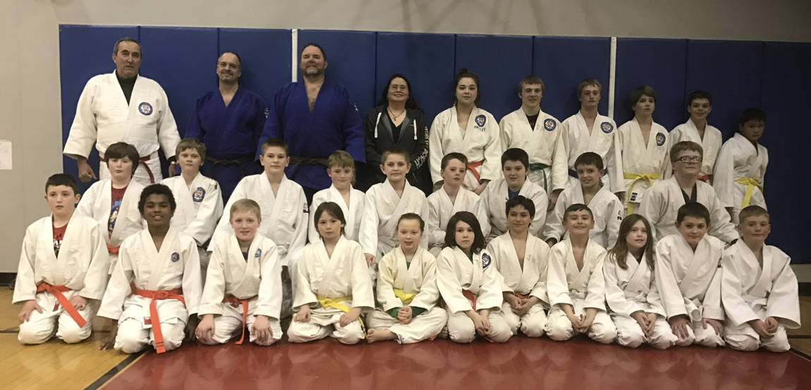 Sterling Judo Club students and instructors.