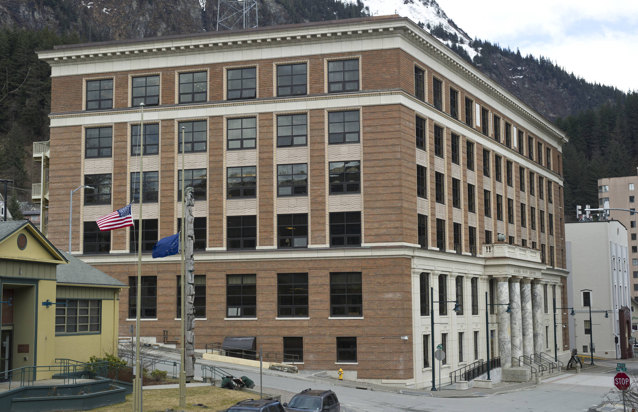 The Alaska State Capitol on Thursday, April 6, 2017. (Michael Penn | Juneau Empire File)