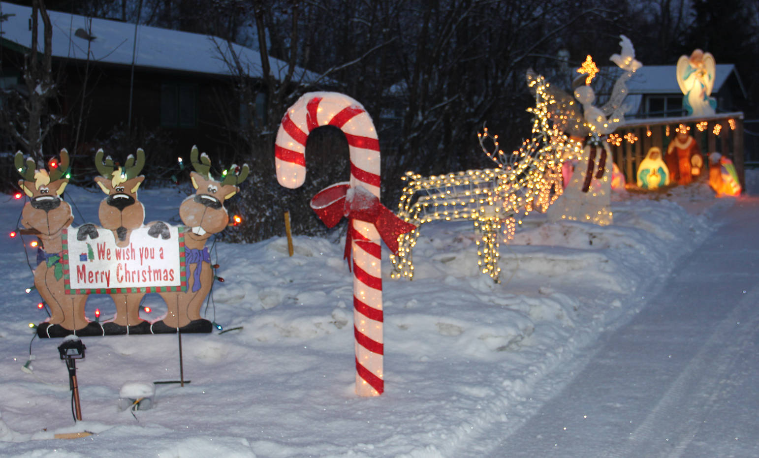 Hale Holiday house on Henrich Street in Soldotna.