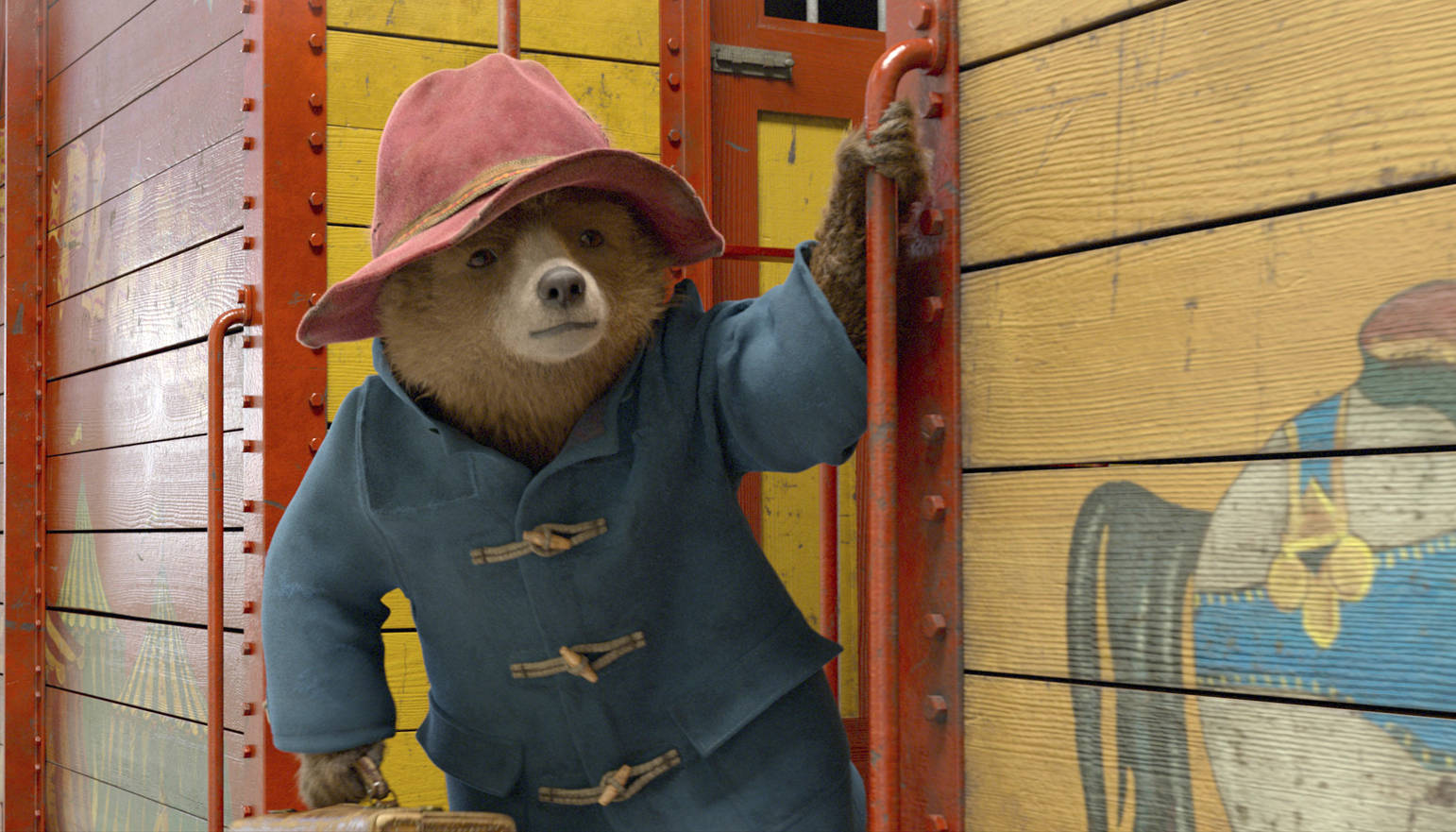 This image released by Warner Bros. Pictures shows the character Paddington, voiced by Ben Whishaw, in a scene from “Paddington 2.” (Warner Bros. Pictures via AP)