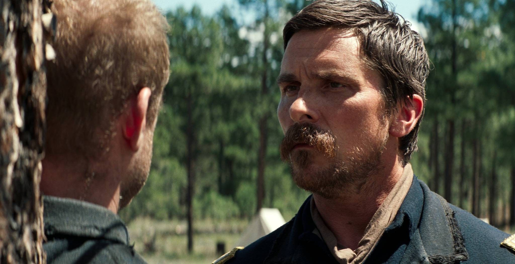 This image released by Entertainment Studios Motion Pictures shows Christian Bale in a scene from "Hostiles." (Entertainment Studios Motion Pictures via AP)