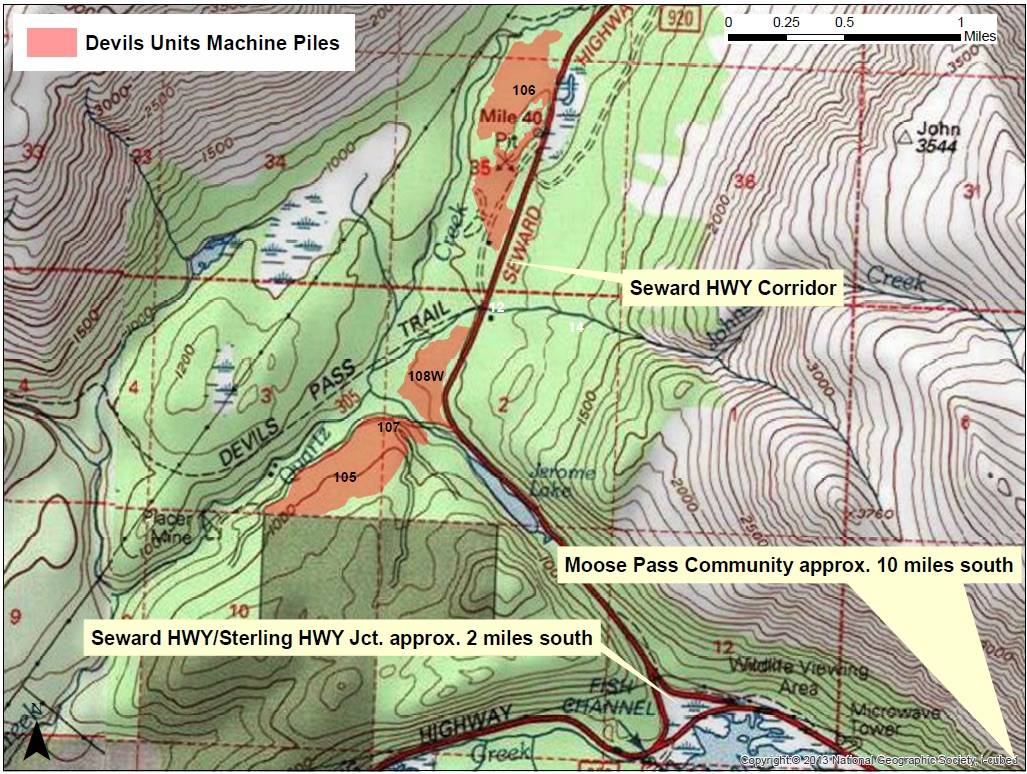 Forest service to start prescribed burns in Chugach National Forest