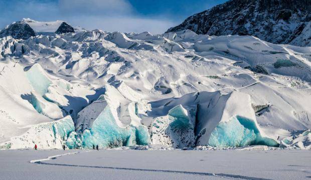 The Mendenhall Glacier, which is receding. (Juneau Empire file)