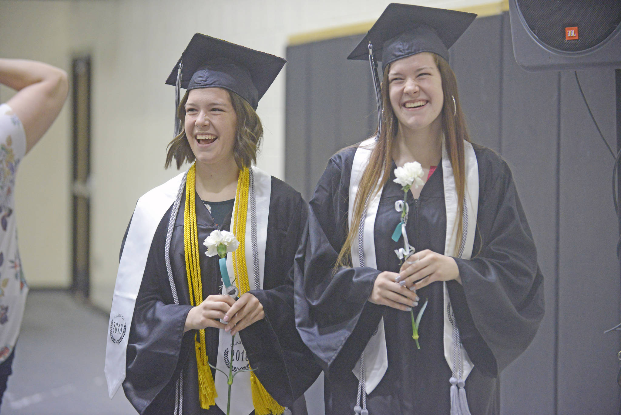 Nikiski students look back with fondness as they cross the finish line