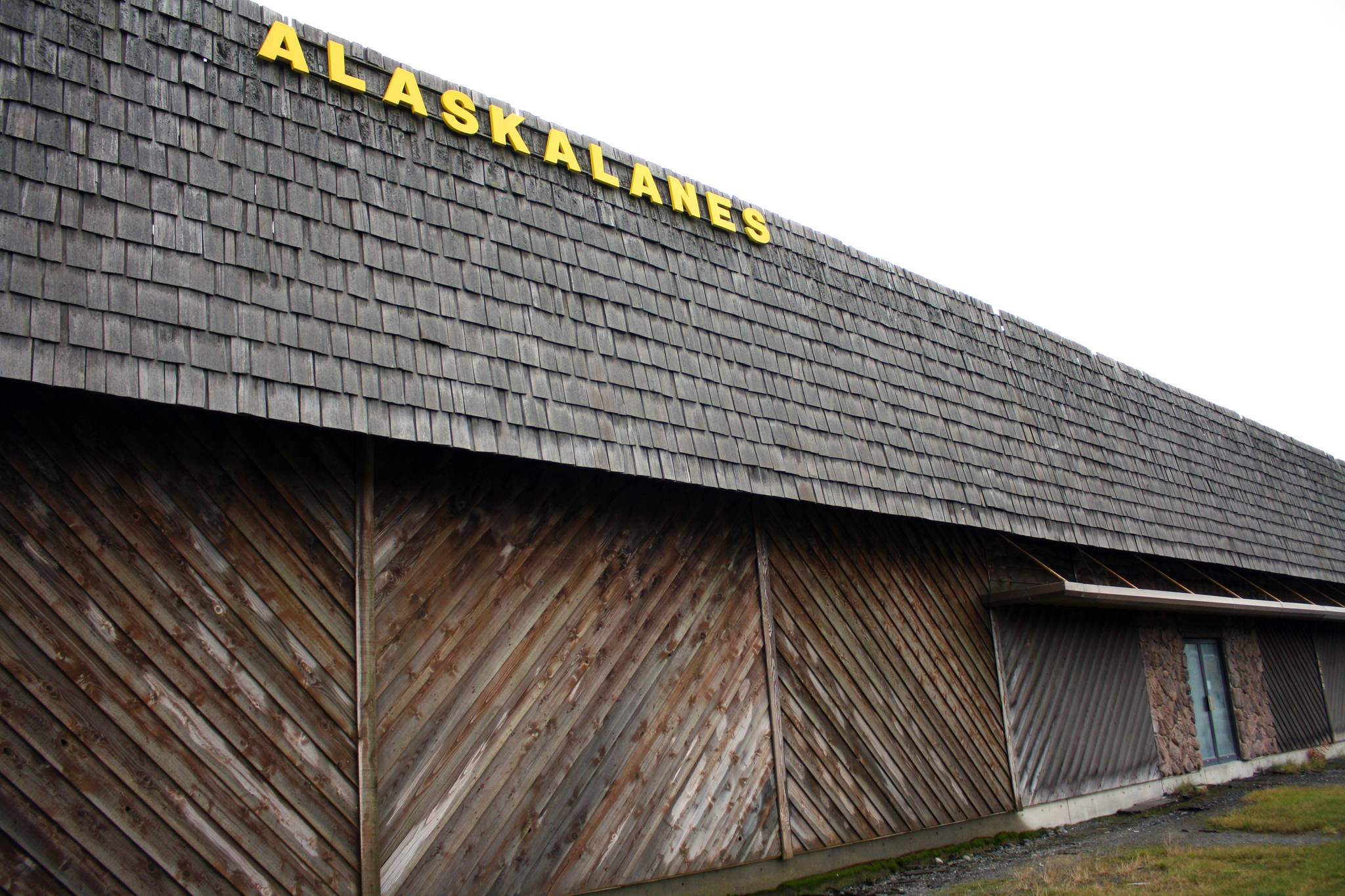 Alaskalanes bowling alley is photographed on Thursday in Kenai. New owners have asked Kenai City Council to help reopen the business, which closed in 2015. (Photo by Erin Thompson/Peninsula Clarion)
