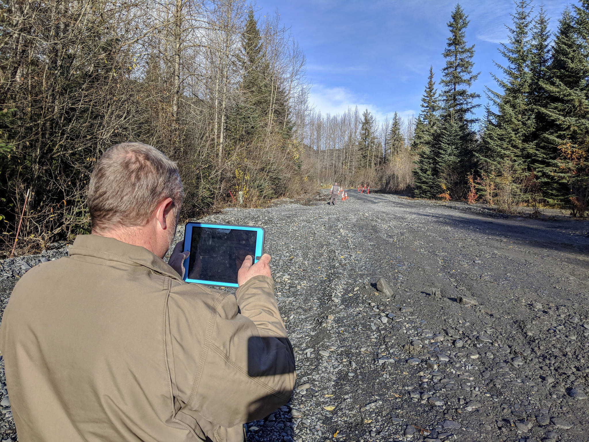 The Kenai Peninsula Borough Incident Management Team conducts a damage assessment Monday of areas impacted by severe flooding throughout Seward. (Photo courtesy Kenai Peninsula Borough Incident Management Team)