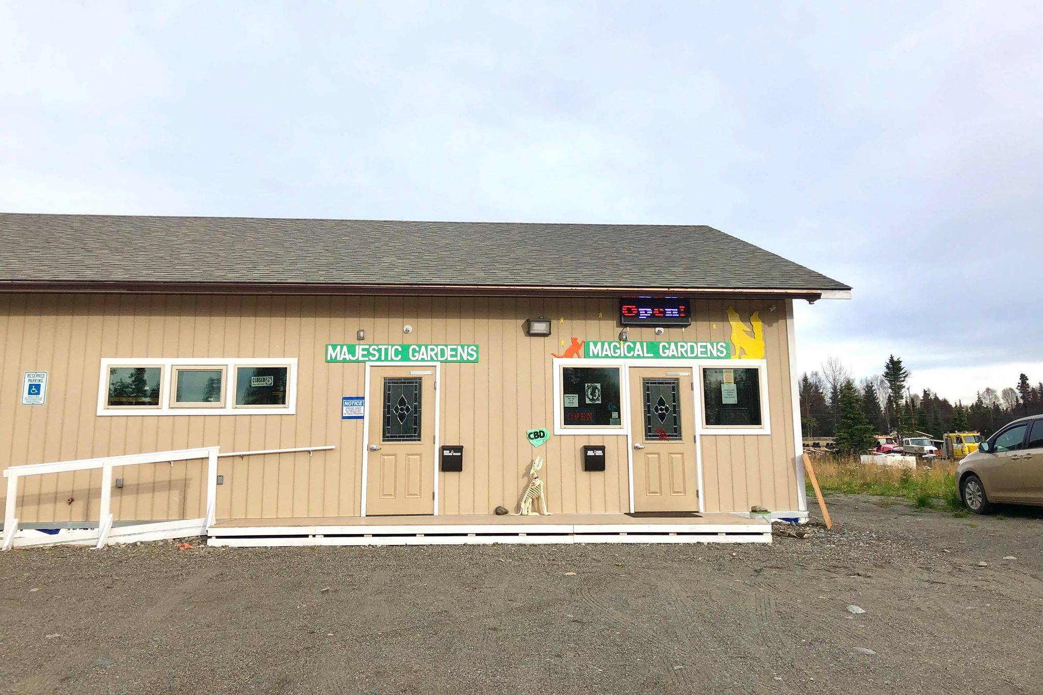Magical Gardens, located off of the Kenai Spur Highway in Kenai, AK, specializes in CBD and hemp products for pets and people. Photographed on Monday, Oct. 22, 2018. (Photo by Victoria Petersen/Peninsula Clarion)