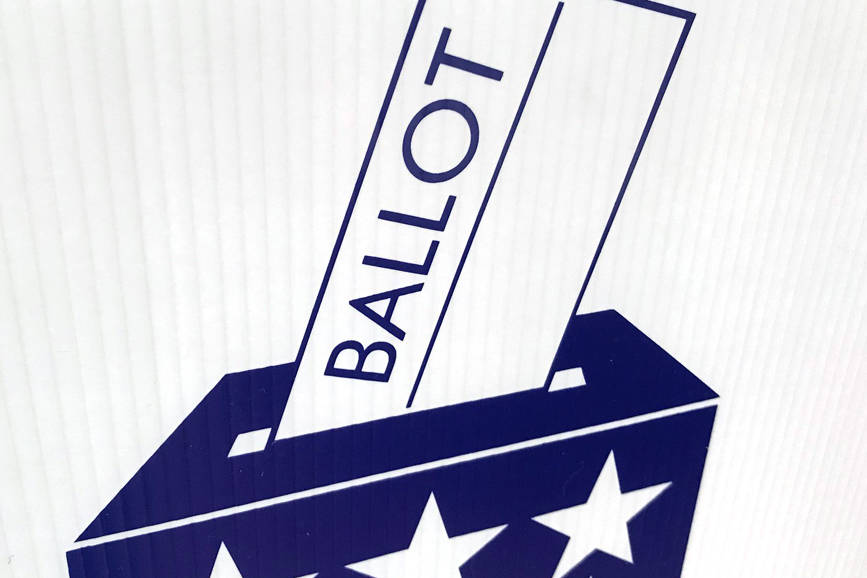 A ballot box logo is seen on election materials from the Alaska Division of Elections in this undated photo. (Courtesy Photo | Alaska Division of Elections)