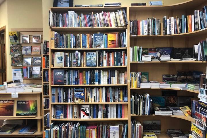 River City Books has a large Alaska section, and a local author shelf, on Friday, Dec. 14, 2018, in Soldotna, Alaska. (Photo by Victoria Petersen/Peninsula Clarion)