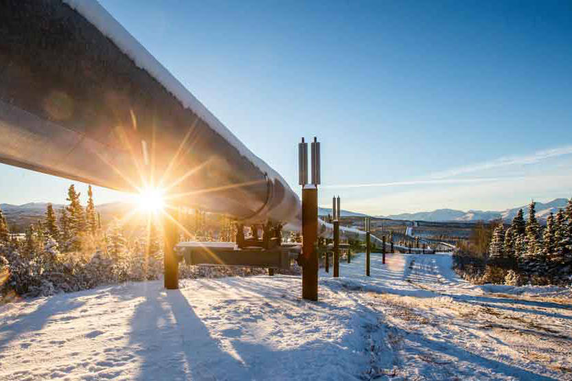 The Trans-Alaska Pipeline (Photo/File/AJOC)