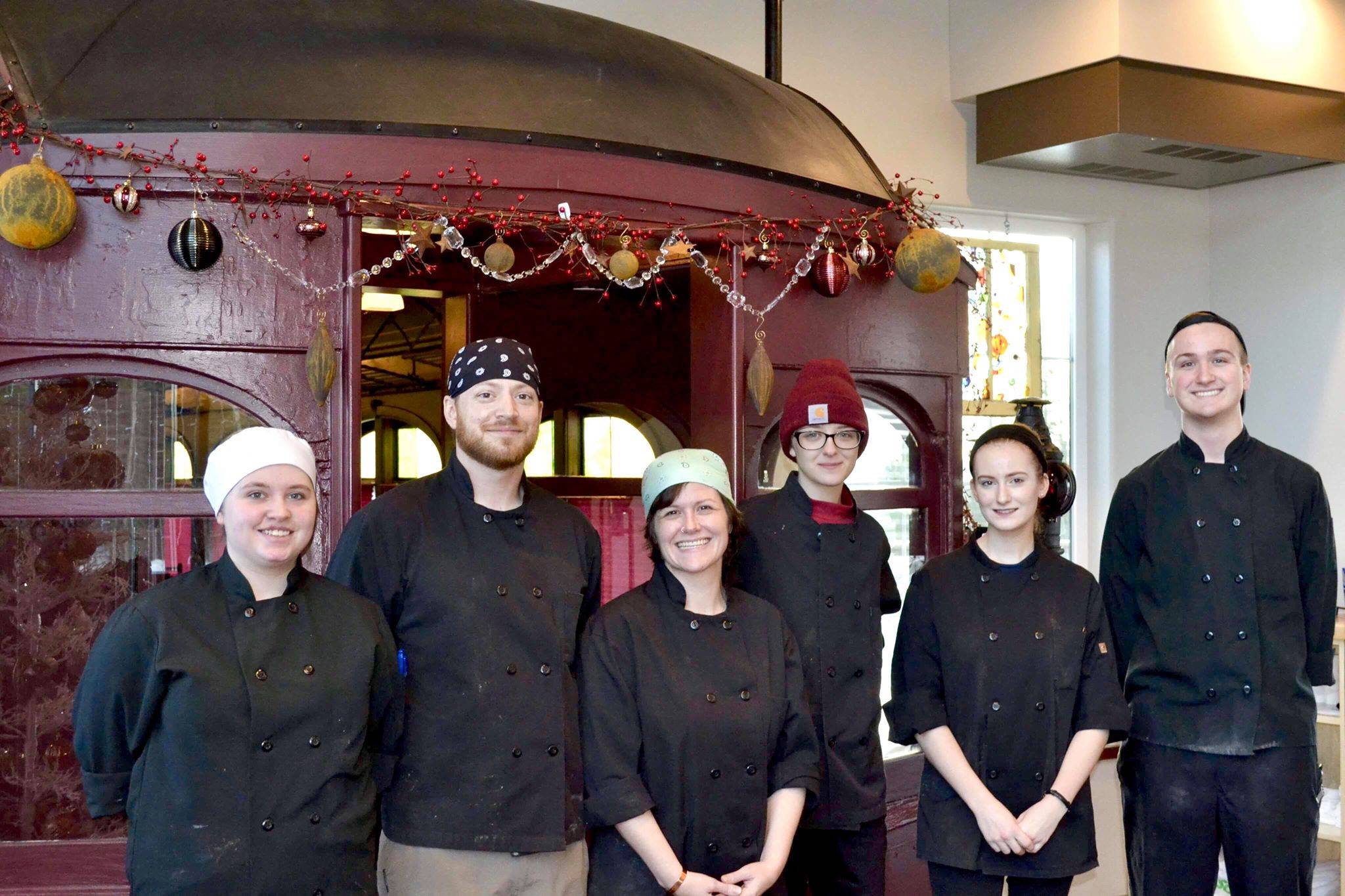Addie Camp Train Car Eatery and Wine Bar is led by chef Maya Wilson, a local cookbook author, and her team in the kitchen on Wednesday, Jan. 2, 2018, in Soldotna, Alaska. (Photo by Victoria Petersen/Peninsula Clarion)
