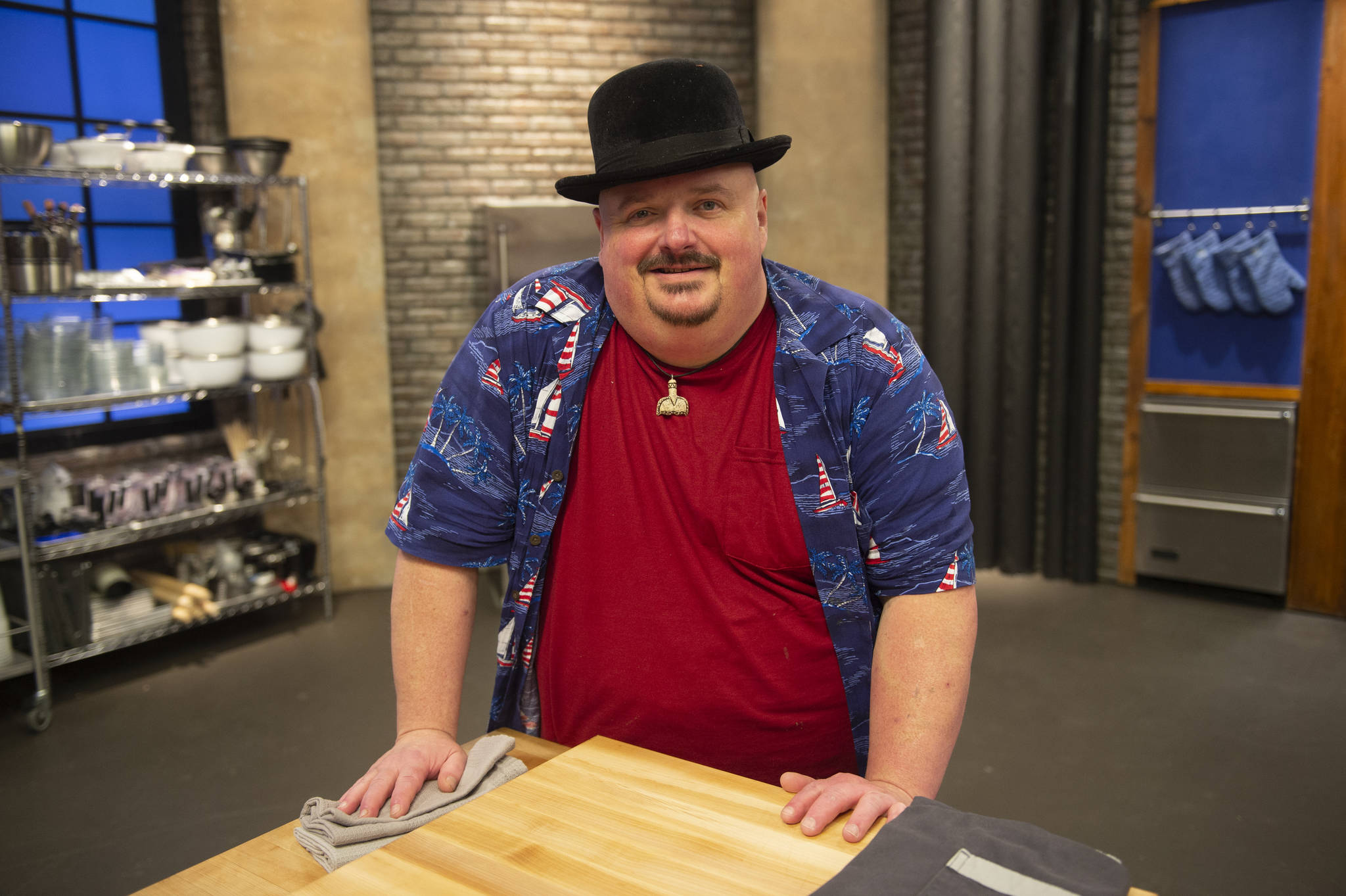 Contestant Charles “Chaz” Oakley, as seen on “Worst Cooks In America,” Season 15. (Photo courtesy of Food Network)