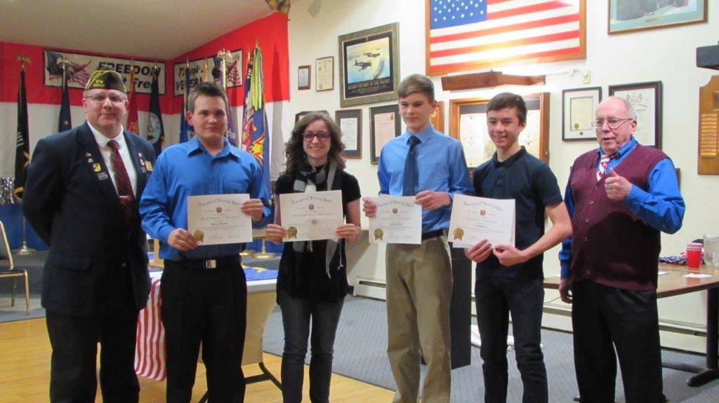 Students compete in VFW’s Voice of Democracy