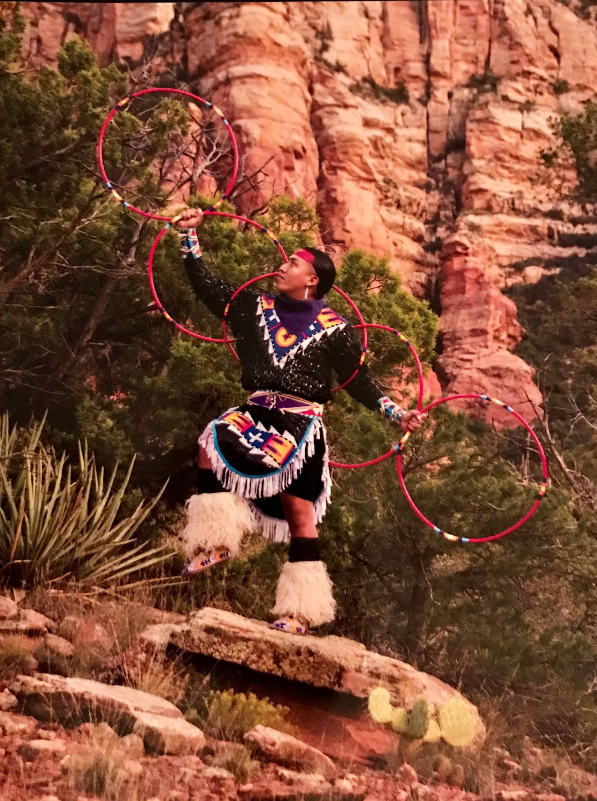 Hoop Dances are the finale of every Yellow Bird performance. (Courtesy photo)