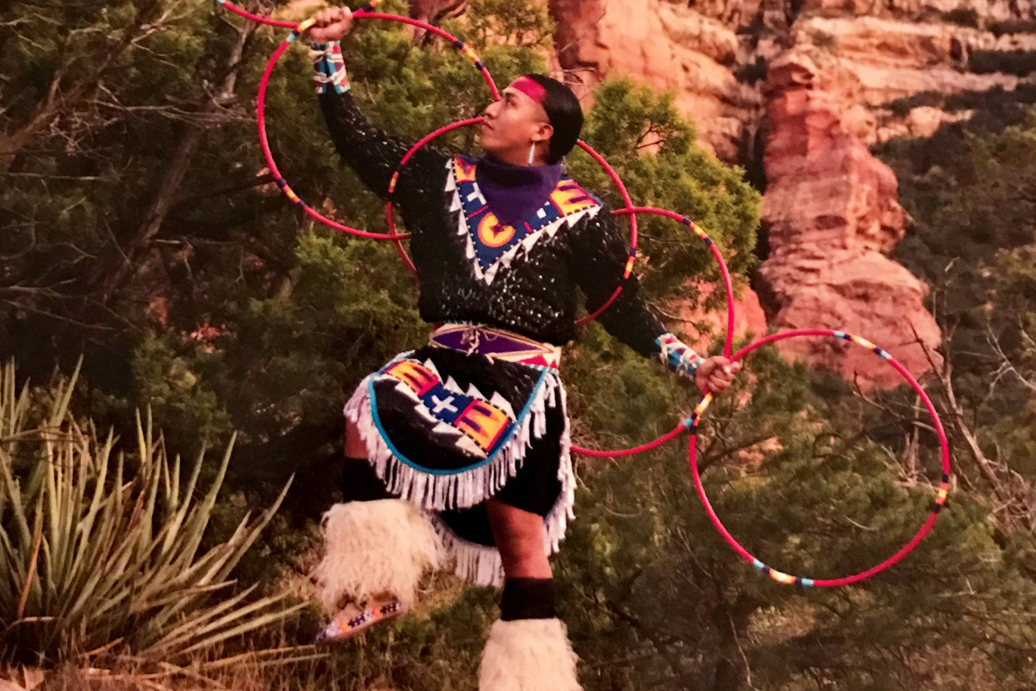 Hoop Dances are the finale of every Yellow Bird performance. (Courtesy photo)