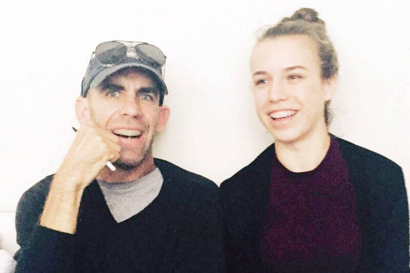Bernie Dalton and his daughter, Nicole, in June 2017 shortly after Bernie was diagnosed with bulbar-onset ALS. (Photo courtesy of Essence Goldman)