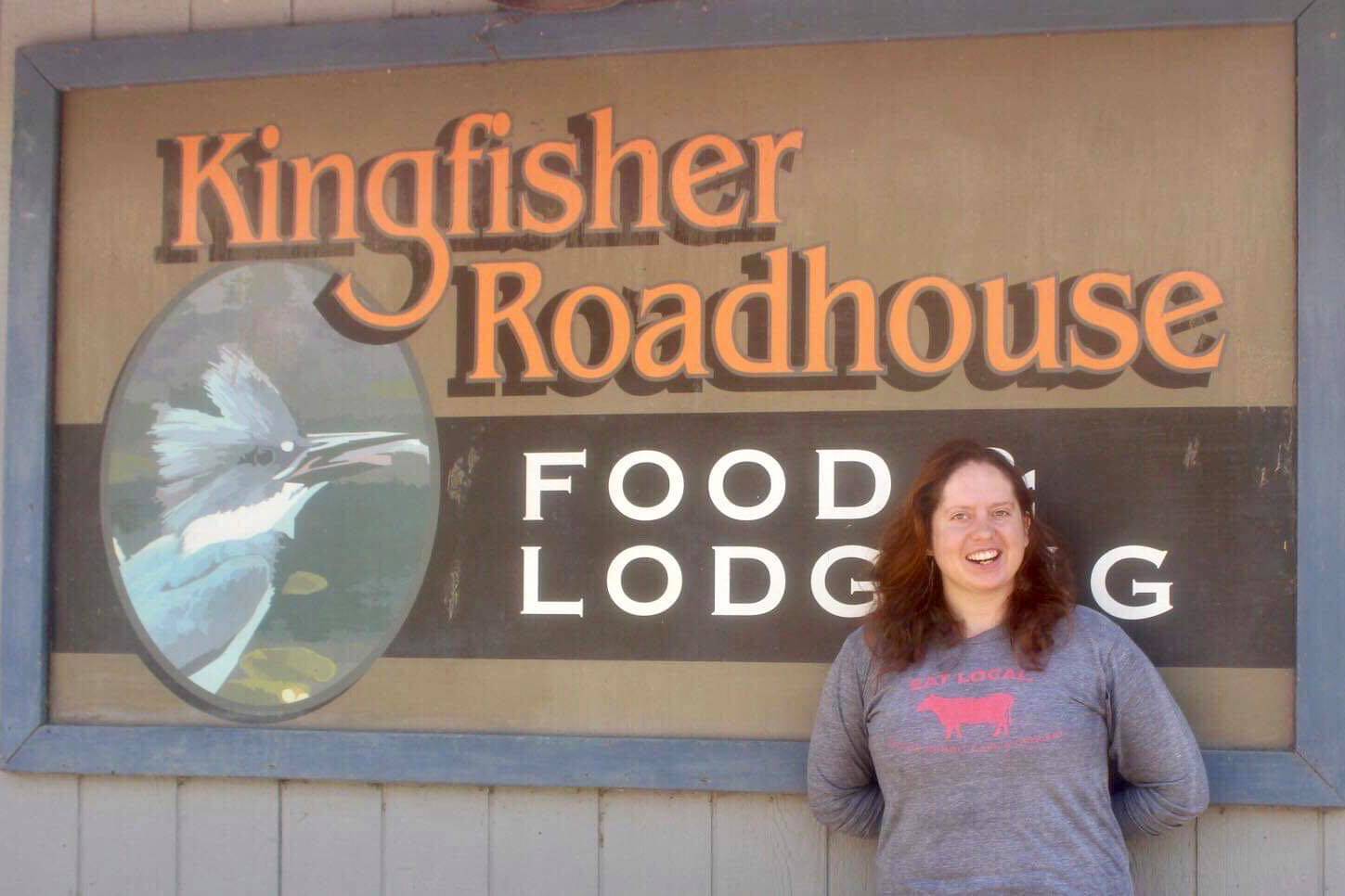 Chef Katherine O’Leary-Cole, the newest chef at Cooper Landing’s Kingfisher Roadhouse, is pictured in Cooper Landing, Alaska, on Monday, May 10. (Photo courtesy of O’Leary-Cole)
