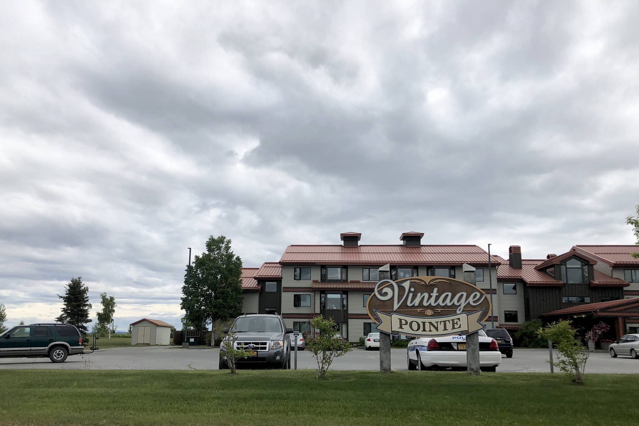 The Kenai Senior Center sits on the bluff overlooking the mouth of the Kenai River, Friday, June 14, 2019, in Kenai, Alaska. (Photo by Victoria Petersen/Peninsula Clarion)