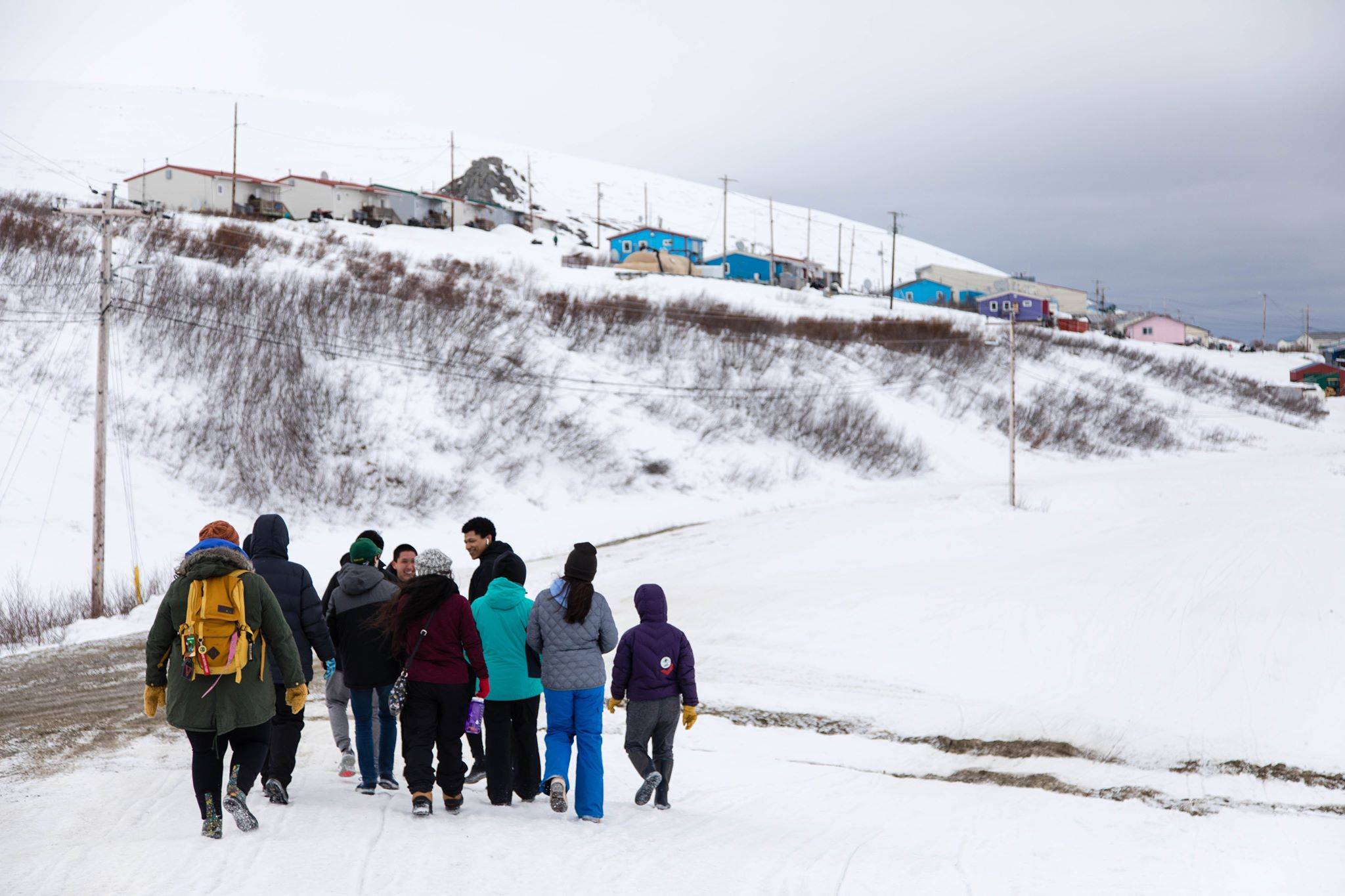Photos by Erin Irwin / Education Week                                On the final day of the Scammon Bay trip, several students from Anchorage said their perceptions had changed. “I learned to not judge and assume a lot of things,” said sophomore Genavieve Beans.