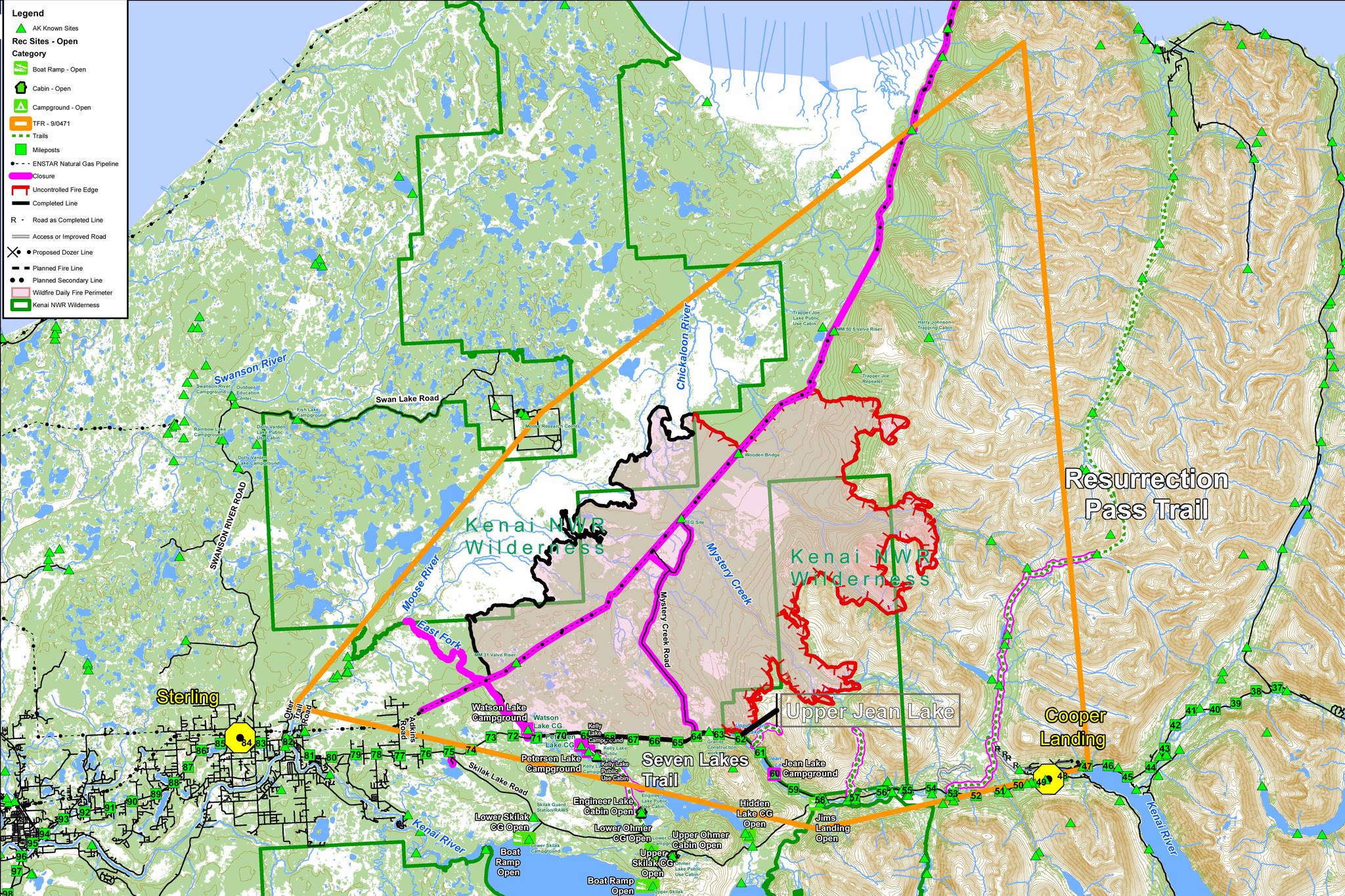 Campfire ban lifted for national parks on the Kenai Peninsula