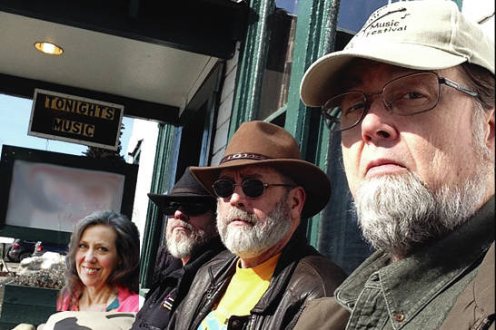 Hurricane Dave                                 From left, Meg Anderson, Tom Torvie, Michael Faubion and Hurricane Dave are seen here in this undated photo.