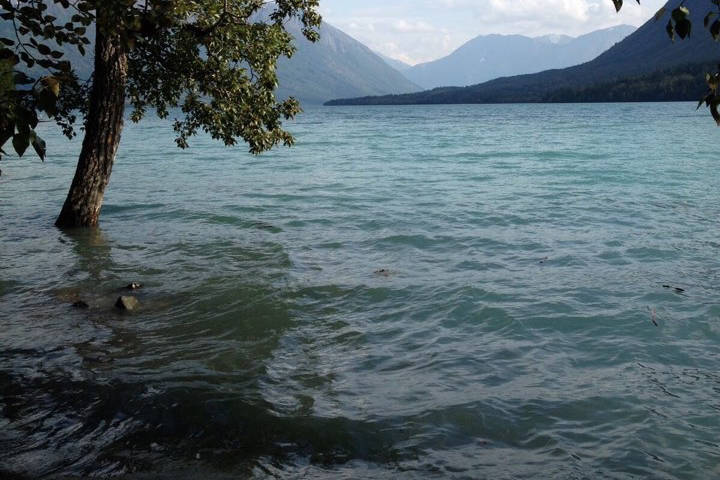 Waters in Kenai Lake rose after a glacial-dammed lake at Snow Glacier began releasing, causing a flood advisory for the community of Cooper Landing. The waters in Kenai Lake are now receding. (Courtesy photo)