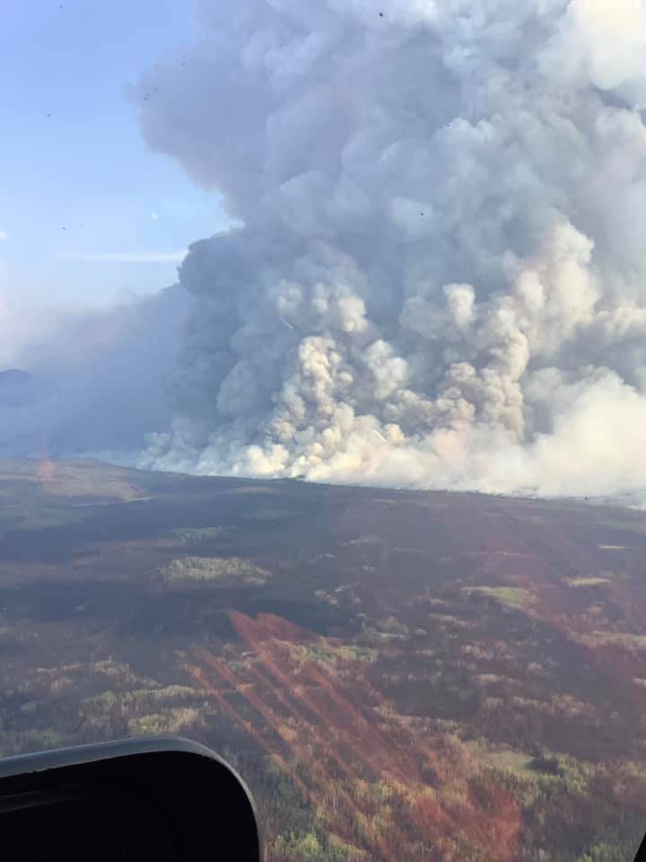 Alaska Wildland Fire Information                                 The Swan Lake Fire can be seen from above on Monday on the Kenai Peninsula.