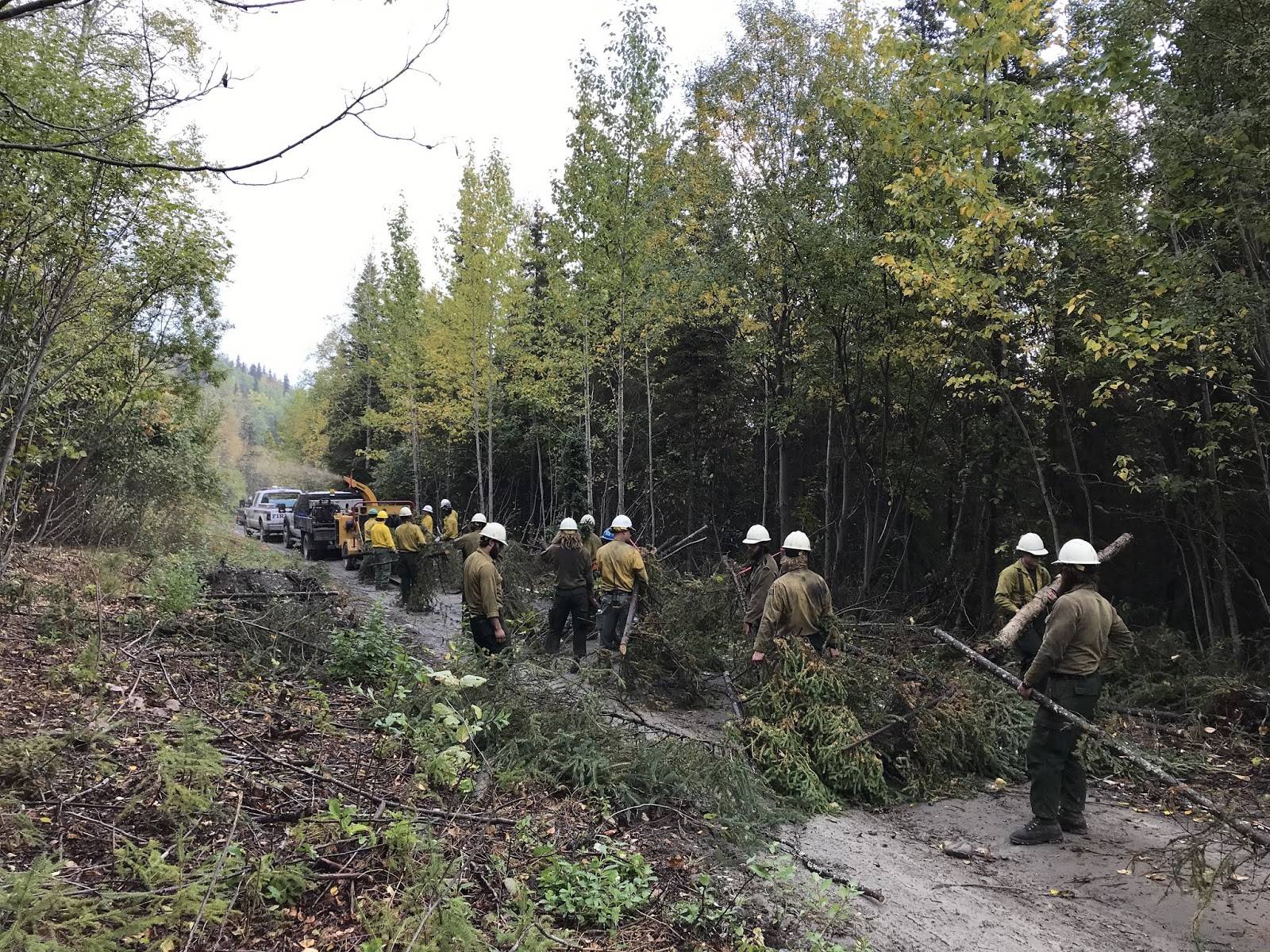 (Photo courtesy of Type 2 Northern Rockies Incident Management Team 4, Rick Connell, I.C./Kenai Peninsula Borough Office of Emergency Management)