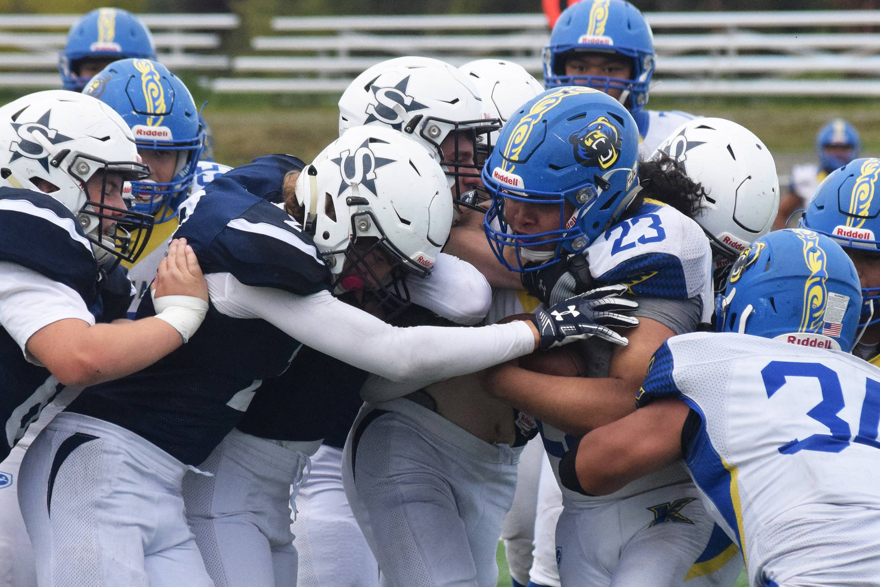 SoHi football routs Kodiak for 1st NLC win of year