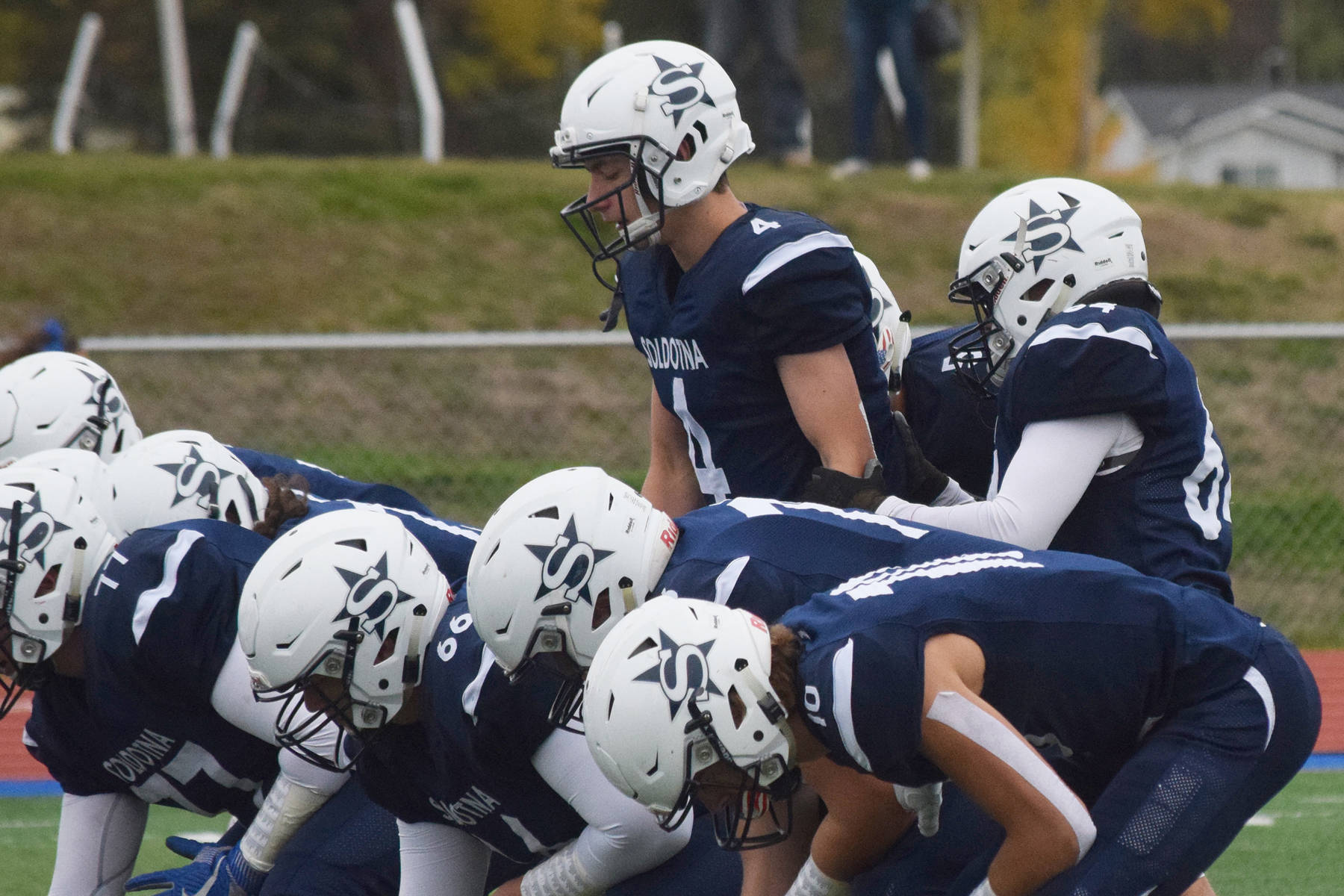 SoHi football celebrates Martinelli, seniors before walloping Eagle River