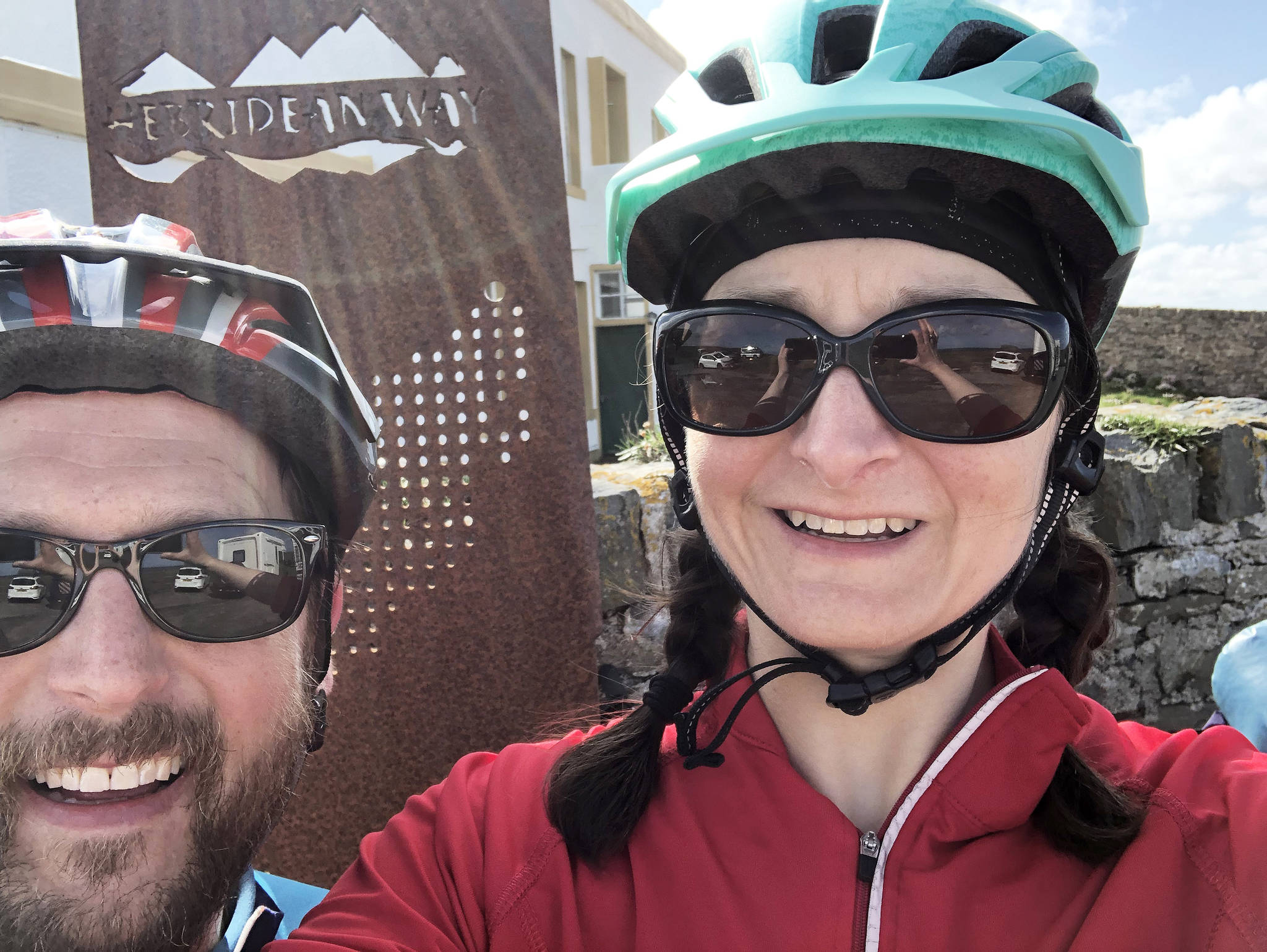 Soldotna cyclists Matt and Sarah Pyhala traverse the Hebridean Way in northwest Scotland in early June, 2019. (Photo provided by Matt Myhala)