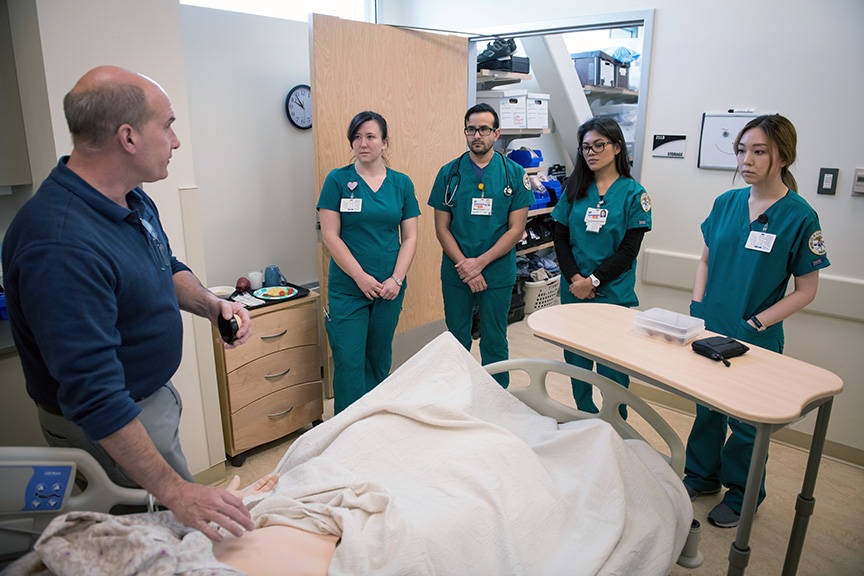 Students at the University of Alaska Anchorage’s nursing program. (Courtesy photo | Premera Blue Cross)